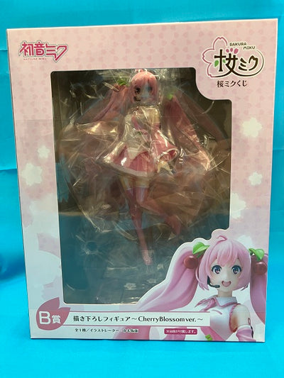 【中古】【未開封】桜ミク 「タイトーくじ本舗 桜ミクくじ」 B賞 描き下ろしフィギュア?Cherry Blossom ver.＜フィギ...