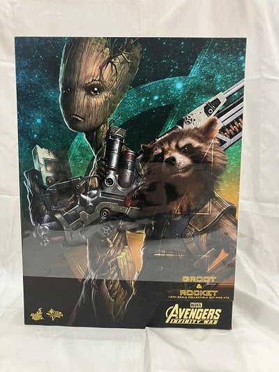 【中古】【未開封】グルート＆ロケット 「アベンジャーズ/インフィニティ・ウォー」 ムービー・マスターピース 1/6 アクションフィギュ...