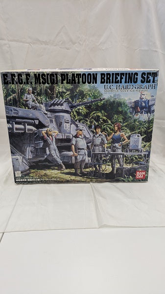 【中古】【未組立】1/35 地球連邦軍 陸戦MS小隊 ブリーフィングセット 「機動戦士ガンダム 第08MS小隊」 U.C.ハードグラフ...