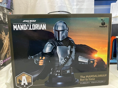 【中古】【未開封】マンダロリアン バストアップスタチュー 「Happyくじ スター・ウォーズ『マンダロリアン』」 A賞 フィギュア＜フ...