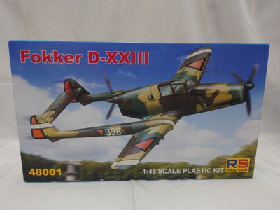 【中古】【未組立】1/48 フォッカーD-XXIII　オランダ 双発戦闘機 プラモデル＜プラモデル＞（代引き不可）6512