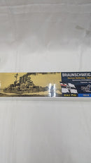 【中古】【未開封】1/700 独・戦艦ブラウンシュヴァイク・Eパーツ付・1904 レジンキット＜プラモデル＞（代引き不可）6512