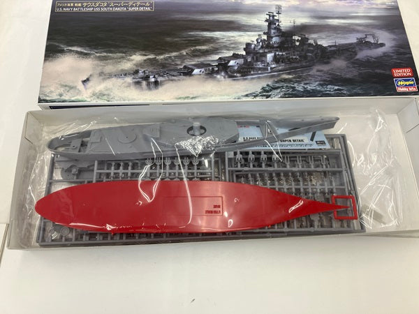 【中古】【未組立】1/700 アメリカ海軍 戦艦 サウスダコタ “スーパー ディテール”＜プラモデル＞（代引き不可）6512