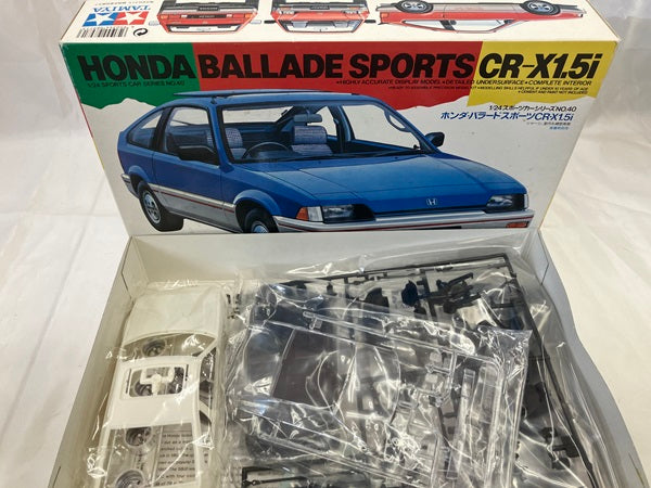 【中古】【未組立】1/24 ホンダ バラードスポーツ CR-X1.5i 「スポーツカーシリーズ No.40」＜プラモデル＞（代引き不可）6512