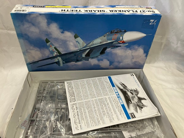 中古】【未組立】1/72 Su-27 フランカー シャークティース