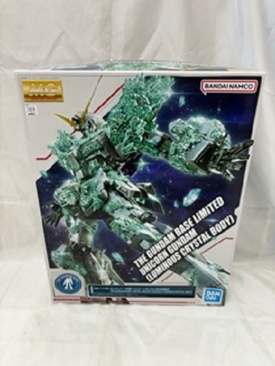 【中古】【未組立】1/100 MG RX-0 ユニコーンガンダム(光の結晶体) 「機動戦士ガンダムUC」 ガンダムベース限定 [506...