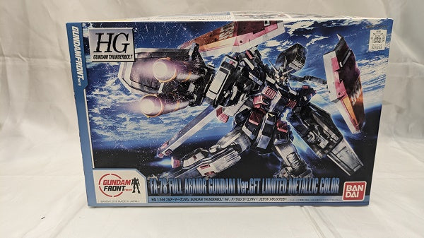 【中古】【未組立】1/144 HG FA-78 フルアーマー・ガンダム(GUNDAM THUNDERBOLT Ver.) Ver.GFT LIMITED METALLIC COLOR 「機動戦士ガンダム サンダーボルト」 ガンダムフロント東京限定＜プラモデル＞（代引き不可）6512