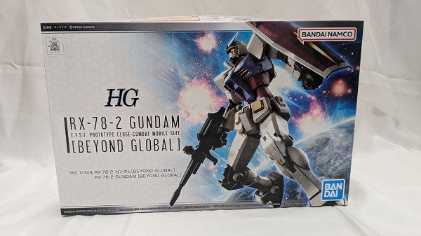 【中古】【未組立】1/144 HG RX-78-2 ガンダム BEYOND GLOBAL 「機動戦士ガンダム」＜プラモデル＞（代引き不可）6512