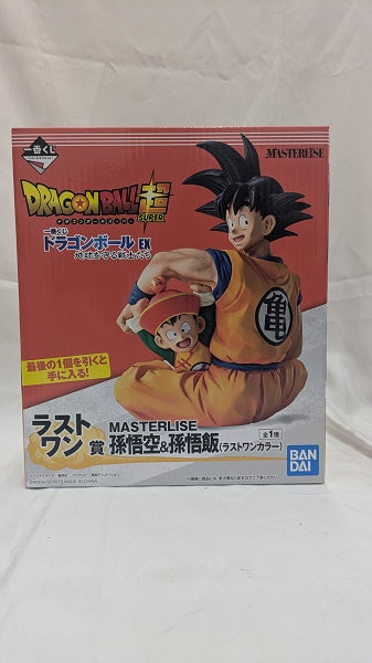 【中古】【未開封】一番くじ ドラゴンボールEX 地球を守る戦士たち 孫悟空＆孫悟飯 ラストワン賞＜フィギュア＞（代引き不可）6512