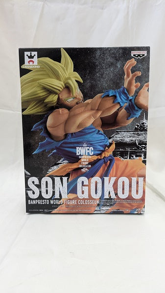 【中古】【未開封】超サイヤ人孫悟空(フルカラー) 「ドラゴンボールZ」 BANPRESTO WORLD FIGURE COLOSSEU...