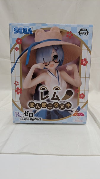 【中古】【未開封】レム 「Re：ゼロから始める異世界生活」 Luminasta“レム”-ぽんぽこタヌキ-＜フィギュア＞（代引き不可）6512