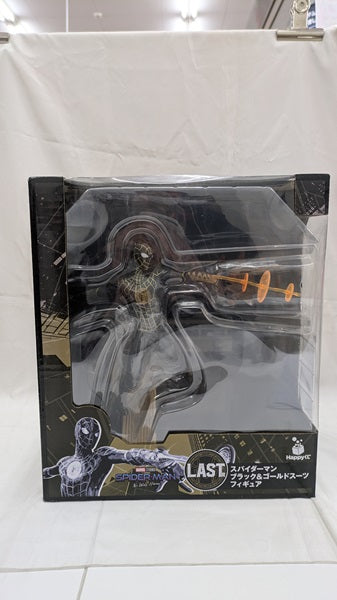 【中古】【未開封】スパイダーマン ブラック＆ゴールドスーツ 「Happyくじ MARVEL スパイダーマン：ノー・ウェイ・ホーム」 L...