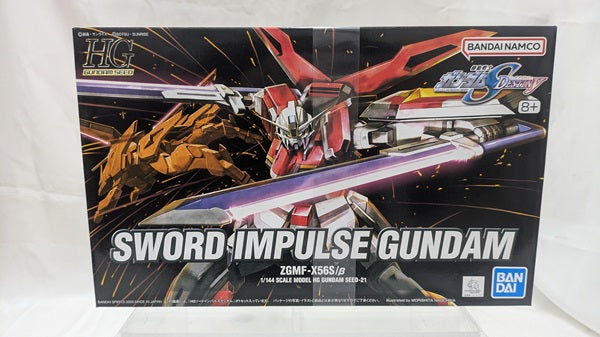 【中古】【未組立】1/144 HG ZGMF-X56S/β ソードインパルスガンダム 「機動戦士ガンダムSEED DESTINY」＜プラモデル＞（代引き不可）6512