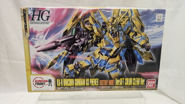 【中古】【未組立】1/144 HGUC RX-0 ユニコーンガンダム3号機 フェネクス(デストロイモード) Ver.GFT カラークリアバージョン 「機動戦士ガンダムUC」 ガンダムフロント東京限定 [0190968]＜プラモデル＞（代引き不可）6512