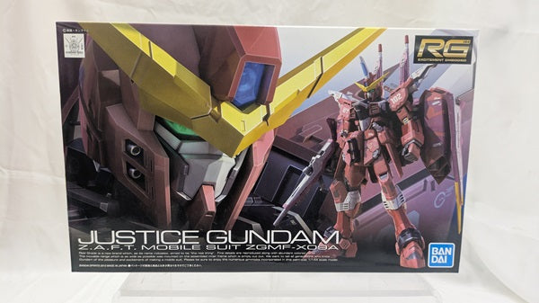 【中古】【未組立】1/144 RG ZGMF-X09A ジャスティスガンダム 「機動戦士ガンダムSEED」 [5061615]＜プラモデル＞（代引き不可）6512