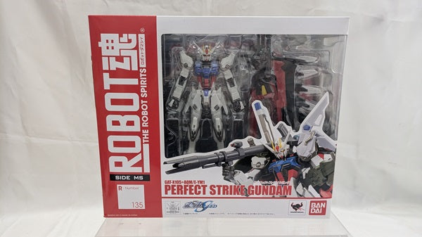 【中古】【未開封】ROBOT魂 ＜SIDE MS＞ パーフェクトストライクガンダム 「機動戦士ガンダムSEED」＜フィギュア＞（代引き不可）6512