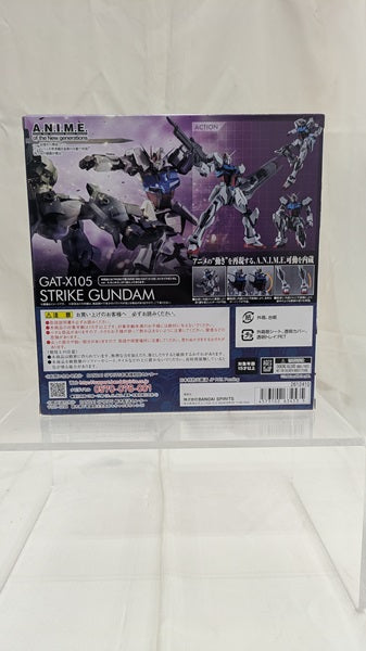 【中古】【未開封】ROBOT魂 ＜SIDE MS＞ GAT-X105 ストライクガンダム ver. A.N.I.M.E. 「機動戦士ガンダムSEED」＜フィギュア＞（代引き不可）6512