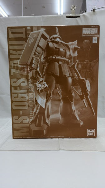 【中古】【未組立】1/100 MG MS-06FS ガルマ・ザビ専用 ザクII 「機動戦士ガンダムMSV」 プレミアムバンダイ限定 [0194308]＜プラモデル＞（代引き不可）6512