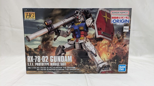 【中古】【未組立】1/144 HG RX-78-02 ガンダム(GUNDAM THE ORIGIN版) 「機動戦士ガンダム THE ORIGIN」 [5058929]＜プラモデル＞（代引き不可）6512