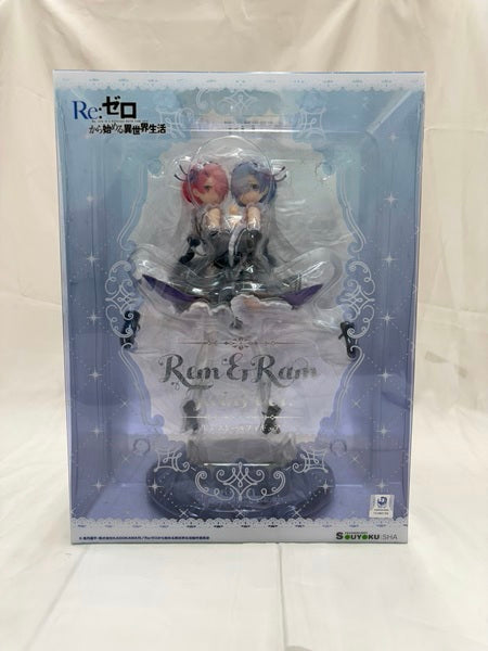 【中古】【開封品】レム＆ラム Twins Ver. 「Re：ゼロから始める異世界生活」 1/7 PVC製塗装済み完成品＜フィギュア＞（代引き不可）6512