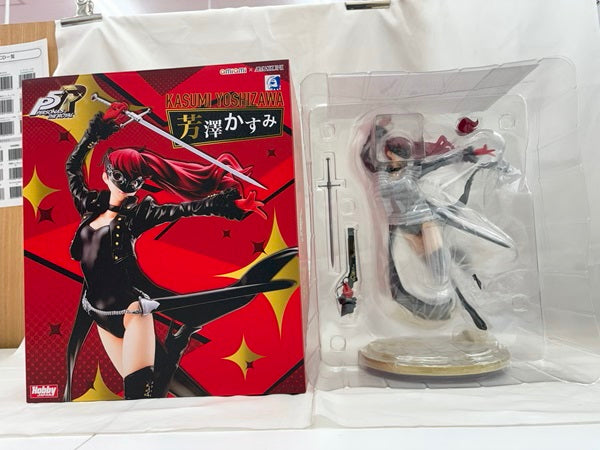 【中古】【開封品・中身未開封】芳澤かすみ 怪盗Ver. 「ペルソナ5 ザ・ロイヤル」 1/7 塗装済み完成品 あみあみ限定＜フィギュア＞（代引き不可）6512