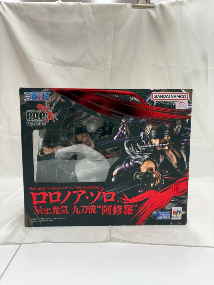 【中古】【開封品】Portrait.Of.Piratesワンピース “WA-MAXIMUM” ロロノア・ゾロ Ver.鬼気 九刀流 “阿修羅” 完成品＜フィギュア＞（代引き不可）6512