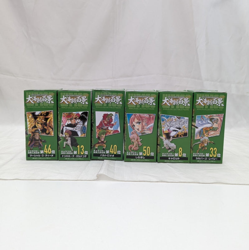 【中古】【未開封】全6種セット ワンピースワールドコレクタブルフィギュア-WT100記念 尾田栄一郎描き下ろし 大海賊百景7-＜フィギュア＞（代引き不可）6512