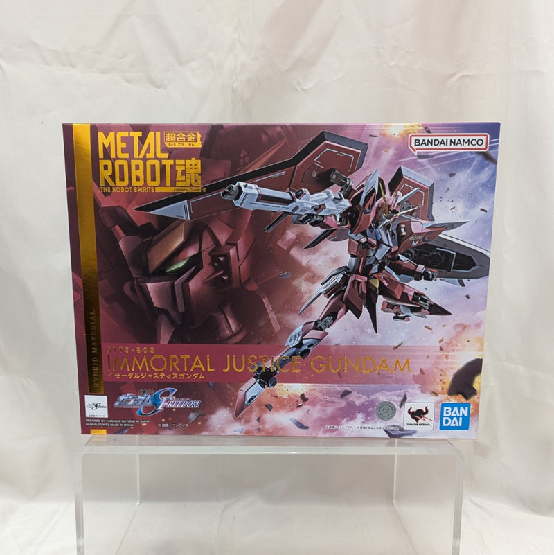 未開封メタルロボット魂　イモータルジャスティスガンダム Amazon | TAMASHII NATIONS METAL ROBOT魂 機動戦士ガンダムSEED