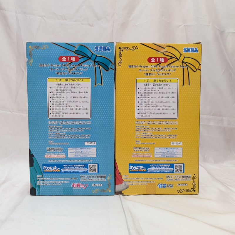 【中古】【未開封】【セット】クリスマス「初音ミク Project DIVA Arcade Future Tone」鏡音リン/初音ミク＜フィギュア＞（代引き不可）6512