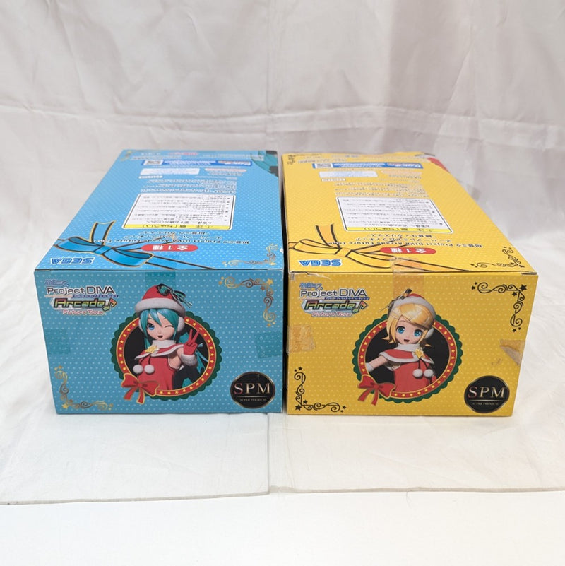 【中古】【未開封】【セット】クリスマス「初音ミク Project DIVA Arcade Future Tone」鏡音リン/初音ミク＜フィギュア＞（代引き不可）6512