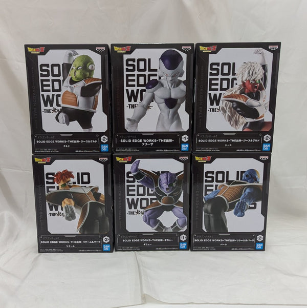 【中古】【未開封】【セット】ギニュー 特戦隊・フリーザ「ドラゴンボールZ」 SOLID EDGE WORKS-THE出陣＜フィギュア＞（代引き不可）6512