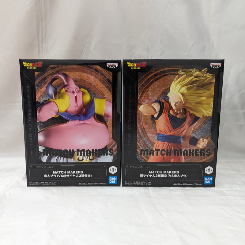 【中古】【未開封】【セット】超サイヤ人3孫悟空VS魔人ブウ 「ドラゴンボールZ」 MATCH MAKERS＜フィギュア＞（代引き不可）6512