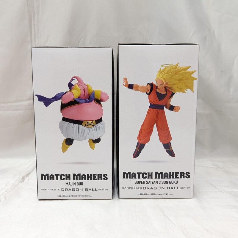 【中古】【未開封】【セット】超サイヤ人3孫悟空VS魔人ブウ 「ドラゴンボールZ」 MATCH MAKERS＜フィギュア＞（代引き不可）6512