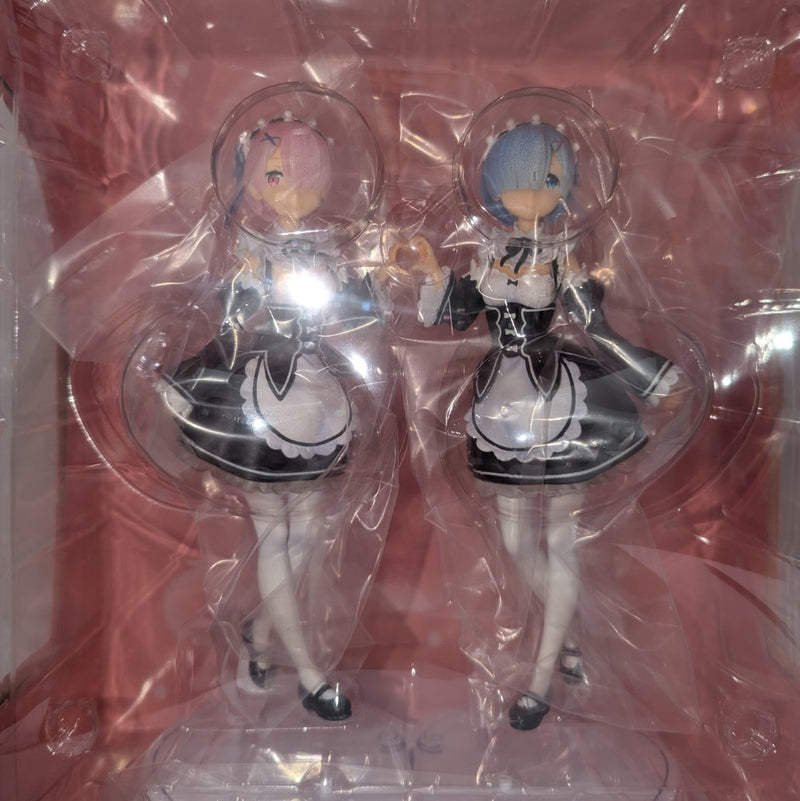 【中古】【未開封】レム＆ラム 「一番くじ Re：ゼロから始める異世界生活」 A賞＜フィギュア＞（代引き不可）6512