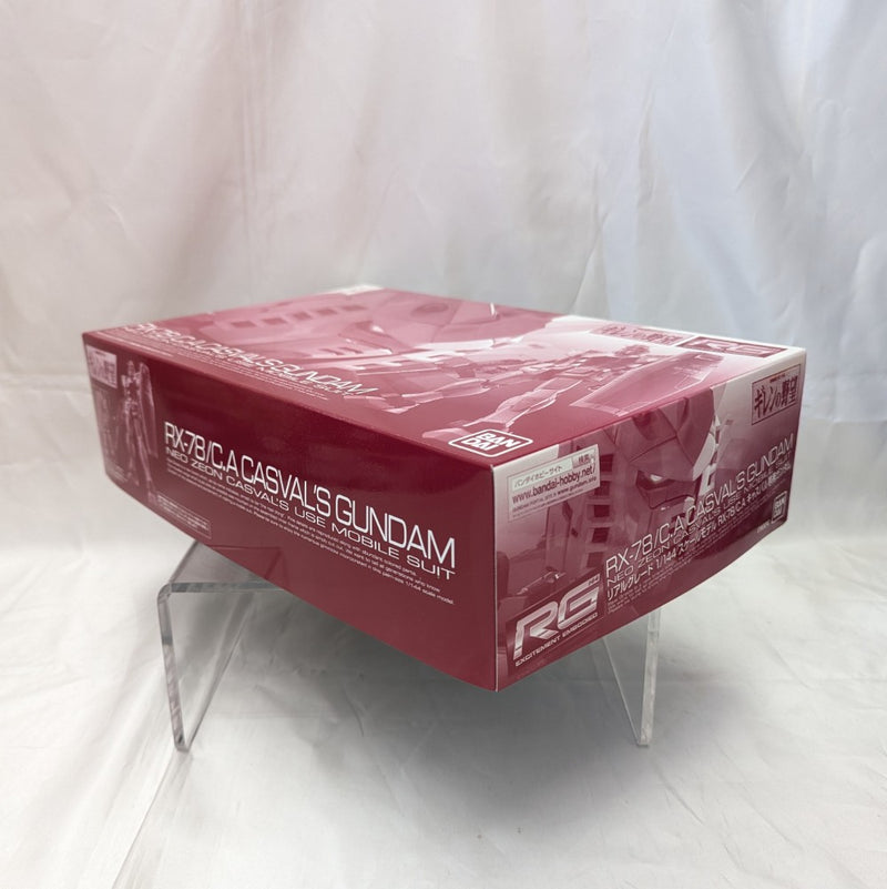 【中古】【未組立】1/144 RG RX-78/C.A キャスバル専用ガンダム 「機動戦士ガンダム ギレンの野望」 [0193010]＜プラモデル＞（代引き不可）6512