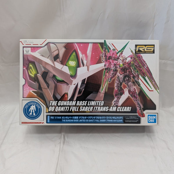 【中古】【未組立】1/144 RG GNT-0000/FS ダブルオークアンタフルセイバー(トランザムクリア) ＜プラモデル＞（代引き不可）6512