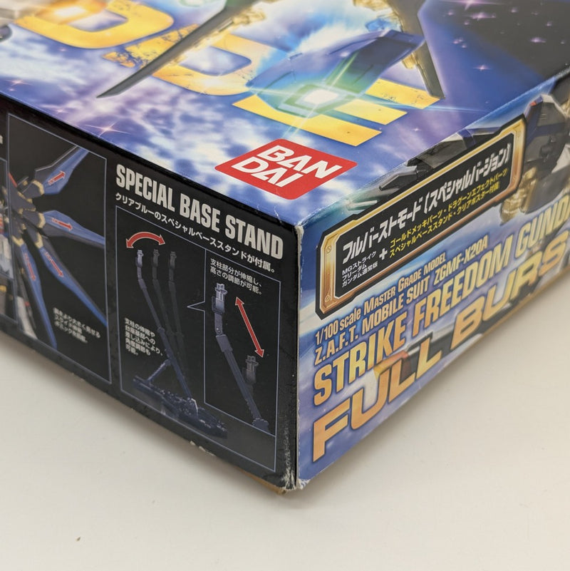 【中古】【未組立】1/100 MG ZGMF-X20A ストライクフリーダムガンダム フルバーストモード(スペシャルバージョン)  [0100741]＜プラモデル＞（代引き不可）6512