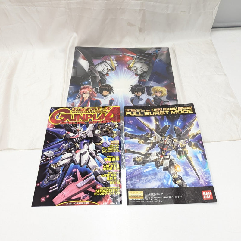 【中古】【未組立】1/100 MG ZGMF-X20A ストライクフリーダムガンダム フルバーストモード(スペシャルバージョン)  [0100741]＜プラモデル＞（代引き不可）6512