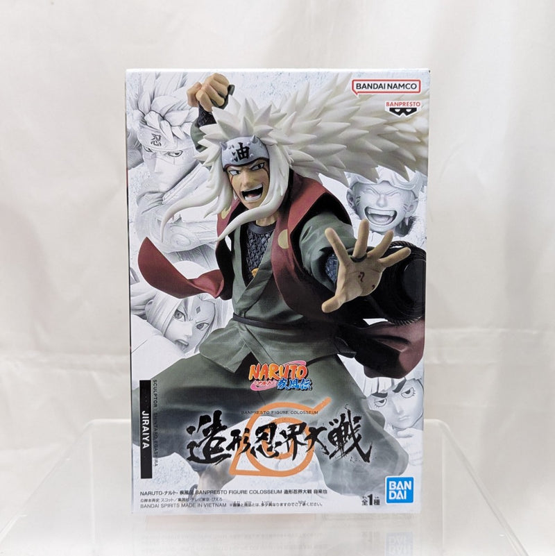 【中古】【未開封】自来也 「NARUTO-ナルト- 疾風伝」 BANPRESTO FIGURE COLOSSEUM 造形忍界大戦＜フィギュア＞（代引き不可）6512