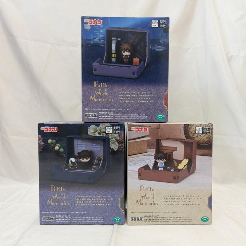 【中古】【未開封】【セット】「名探偵コナン」 Petite World Memories ミニフィギュア 江戸川コナン/工藤新一/灰原哀＜フィギュア＞（代引き不可）6512