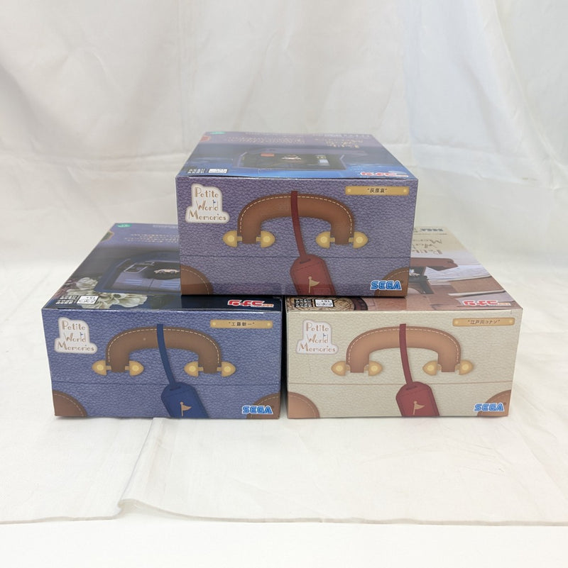 【中古】【未開封】【セット】「名探偵コナン」 Petite World Memories ミニフィギュア 江戸川コナン/工藤新一/灰原哀＜フィギュア＞（代引き不可）6512