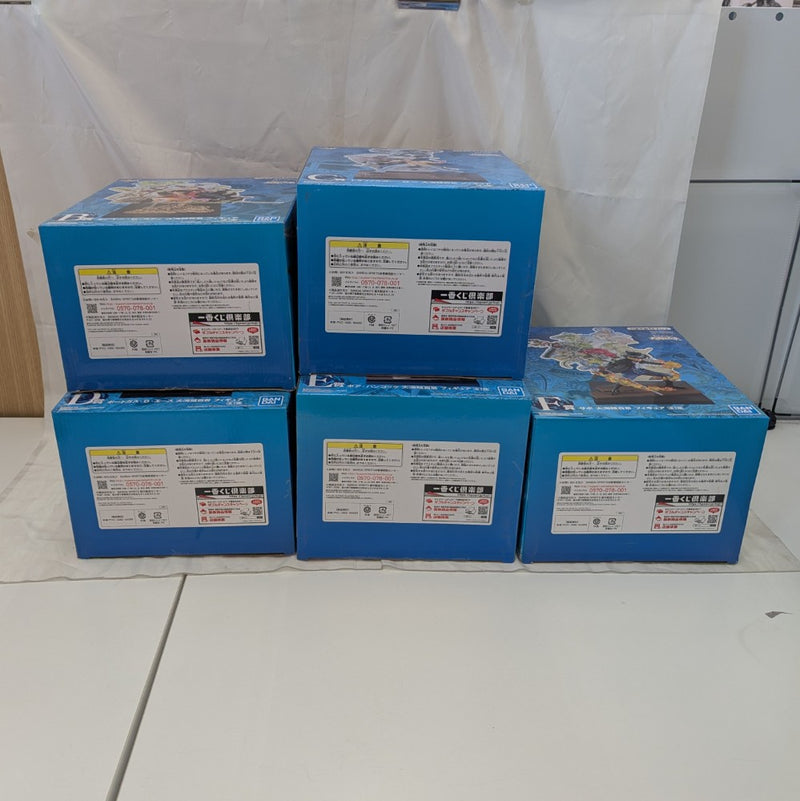 【中古】【未開封】【セット】一番くじWT100記念 尾田栄一郎描き下ろし大海賊百景 B賞/C賞/D賞/E賞/F賞＜フィギュア＞（代引き不可）6512