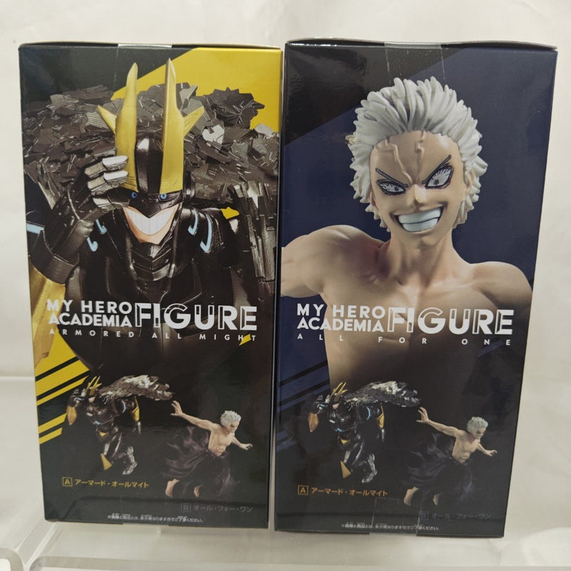 【中古】【未開封】【セット】「僕のヒーローアカデミア」アーマードオールマイト オール・フォー・ワン 〜GiGO限定〜＜フィギュア＞（代引き不可）6512
