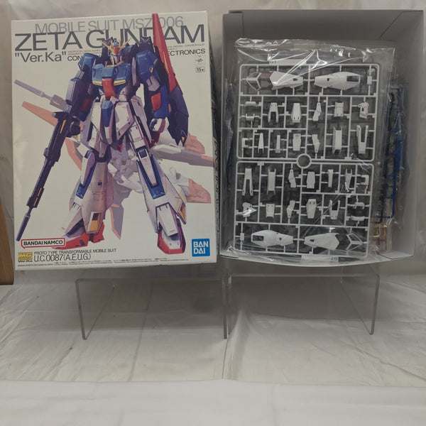 【中古】【未組立】1/100 MG MSZ-006 ゼータガンダム Ver.Ka 「機動戦士Zガンダム」 [5064015]＜プラモデル＞（代引き不可）6512