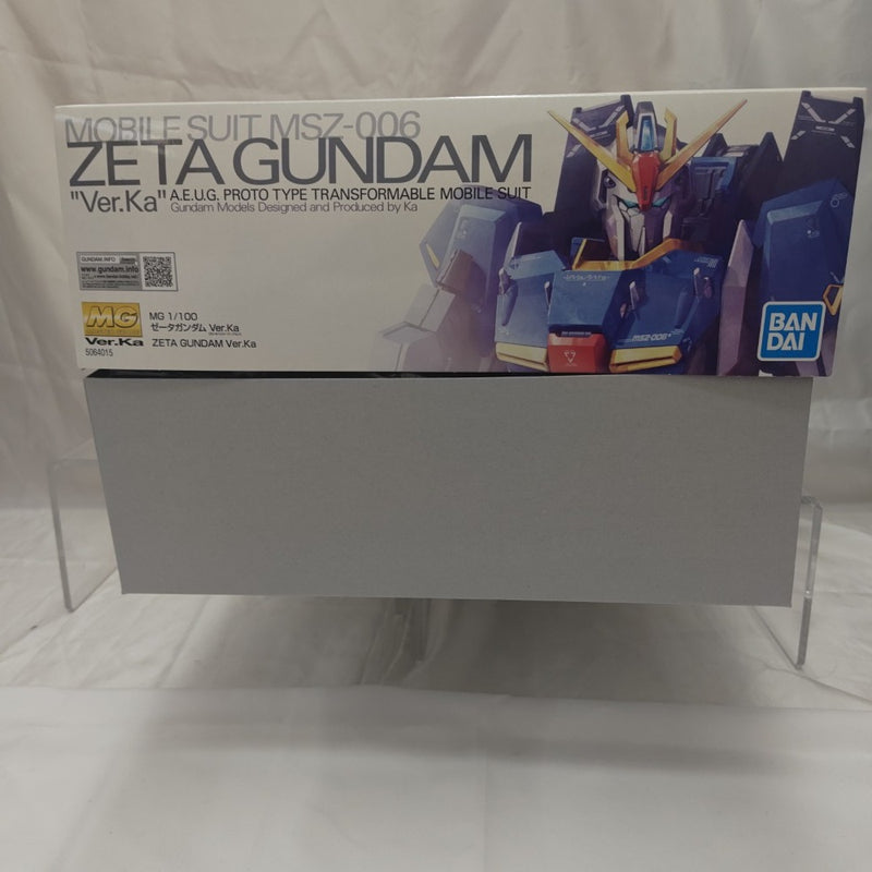 【中古】【未組立】1/100 MG MSZ-006 ゼータガンダム Ver.Ka 「機動戦士Zガンダム」 [5064015]＜プラモデル＞（代引き不可）6512