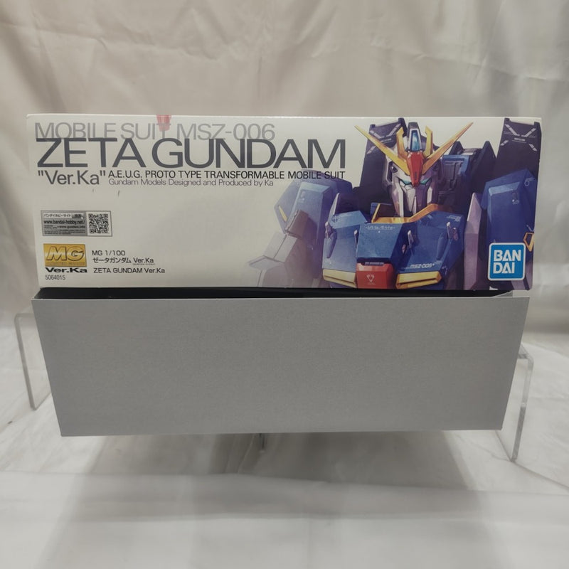 【中古】【未組立】1/100 MG MSZ-006 ゼータガンダム Ver.Ka 「機動戦士Zガンダム」 [5064015]＜プラモデル＞（代引き不可）6512