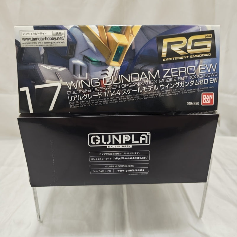 【中古】【未組立】1/144 RG XXXG-00W0 ウイングガンダムゼロ EW 「新機動戦記ガンダムW Endless Waltz」 [0194380]＜プラモデル＞（代引き不可）6512