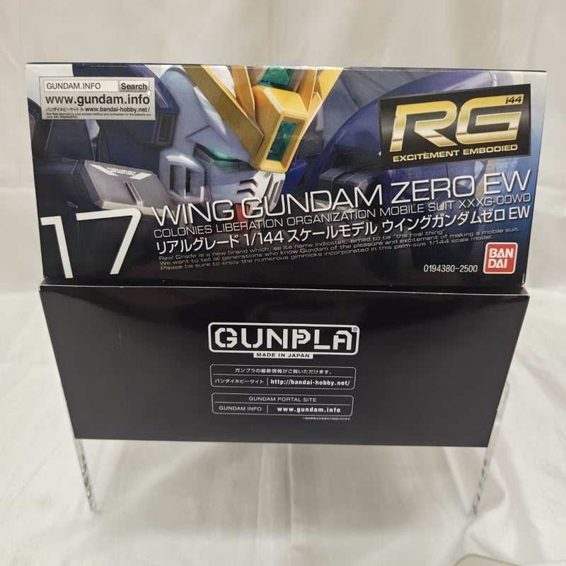 【中古】【未組立】1/144 RG XXXG-00W0 ウイングガンダムゼロ EW 「新機動戦記ガンダムW Endless Waltz」 [0194380]＜プラモデル＞（代引き不可）6512