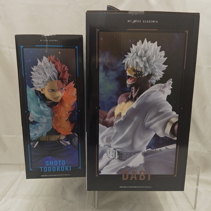 【中古】【未開封】【セット】「一番くじ 僕のヒーローアカデミア -幸せの上に-」 MASTERLISE C賞轟焦凍/D賞荼毘＜フィギュア＞（代引き不可）6512