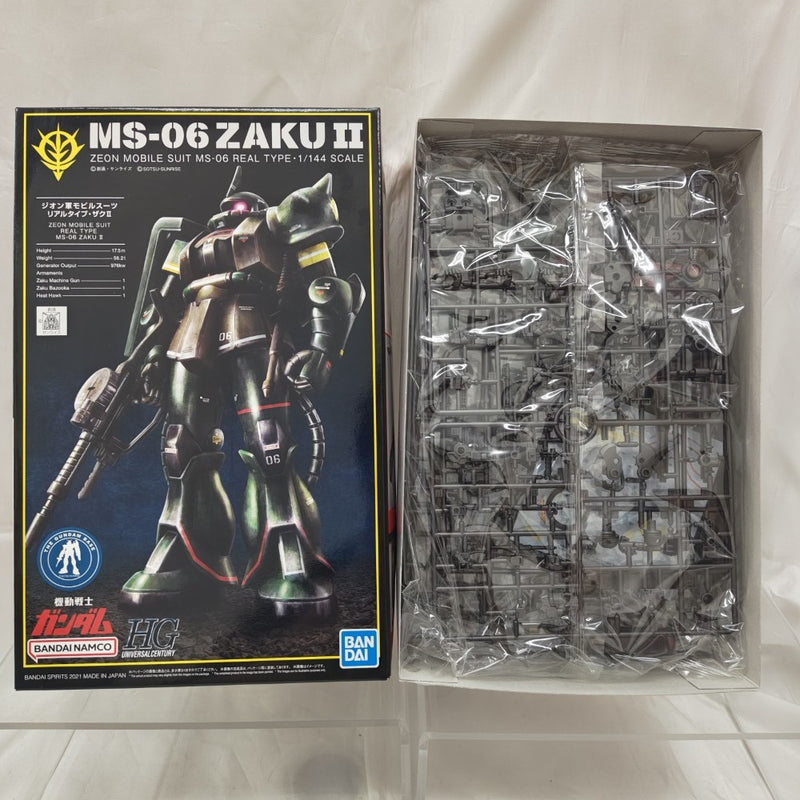 【中古】【未組立】1/144 HG ザクII 21stCENTURY REAL TYPE Ver. 「機動戦士ガンダム」 ガンダムベース限定 [5061398]＜プラモデル＞（代引き不可）6512